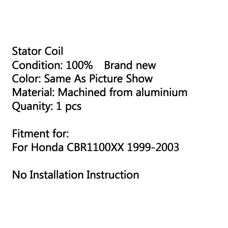 Magneto Generator Motor Statorspule für Honda CBR1100XX CBR 1100XX (99-2003) Generic