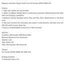 Bobina de estator de generador 4B5-81410-00 para Yamaha XP500 TMAX 500 (08-11) Genérico