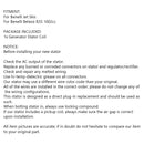 Generator stator coil 18 poler for vannscooter Benelli Belassi B3S 1602cc Generic