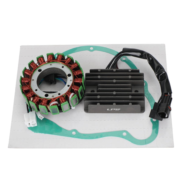 Magnetspule Stator + Spannungsregler + Dichtung für Suzuki VL 1500 Intruder, Boulevard C90 2005–2009 Generic