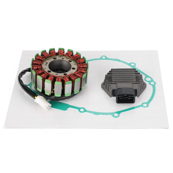 Magnetospole stator + spänningsregulator + packning ASSY för Honda CBR 1100 xx Blackbird SC35 1997 - 1998