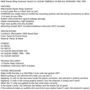 Solenoidové relé startéru pro motor Suzuki VS 800 GLV vs 800 GLV Intruder 1992-1997