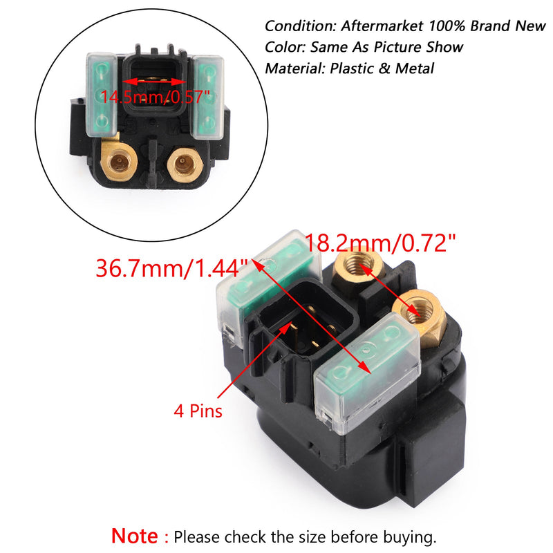 Solenoide de relé de arranque para Yamaha Raptor 700 YFM700R 2006 07 08 2009 ATV SN35