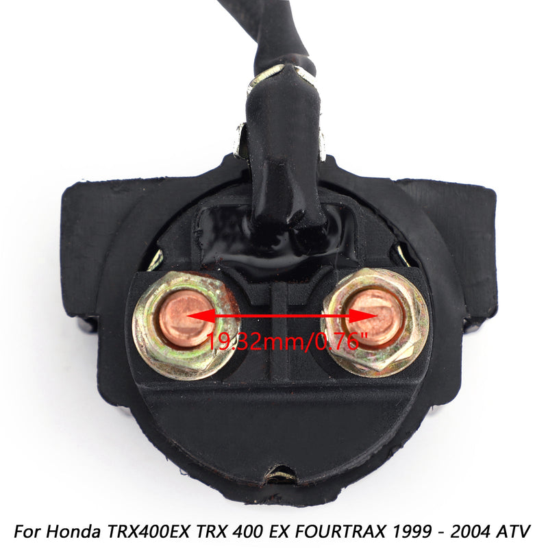 Startrelä solenoid Passar Honda TRX400EX TRX 400 EX Fourtrax 1999-2004 ATV Ny Generic