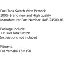 Bensintank bränsleväxlingsventil pump petcock 4AP-24500-01 för Yamaha TZM150 Generic