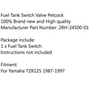 Bomba de válvula de interruptor de combustível do tanque de gás Petcock 2RH-24500-01 para Yamaha TZR125 1987-1997
