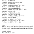 Válvula de gasolina petcock 44300-45011 para suzuki gs 300 gs 450 gs 550 gs650