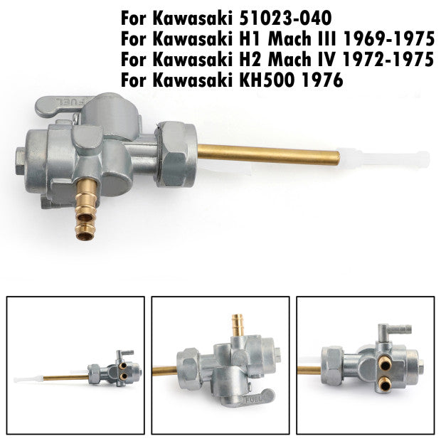 Petcock 51023-040 für Kawasaki H1 69-75 H2 72-75 KH500 76