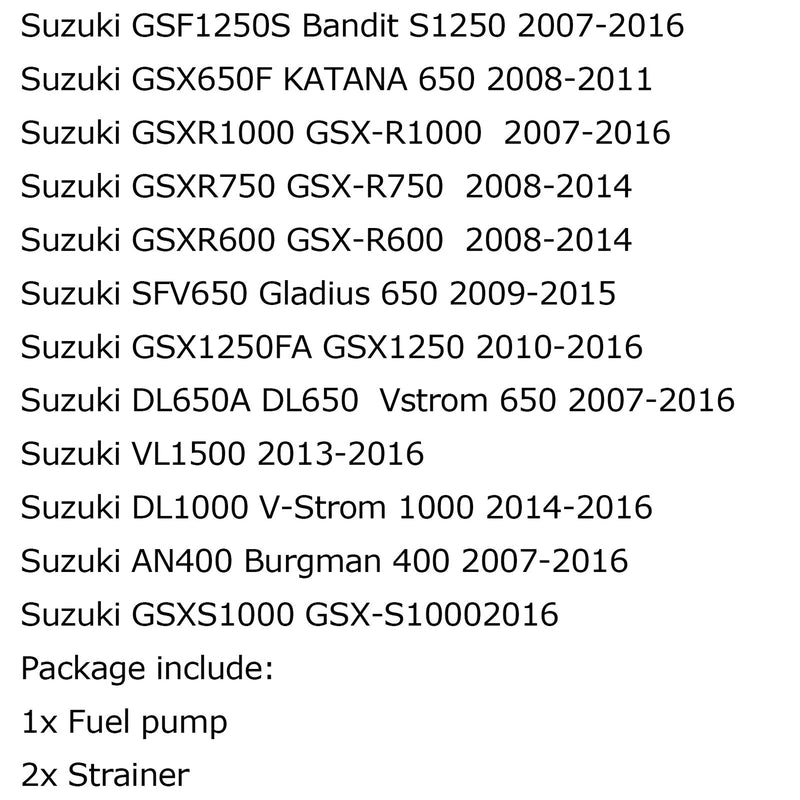 35 mm bränslepump lämplig för Suzuki KATANA 650 GSX650F GSX-650F 2008 GSXS1000 2006 Generic