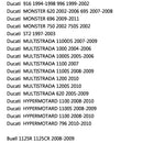 Intank Kraftstoffpumpe für Ducati 999 999S 748 SPS Monster 900 S2R S4R Multistrada