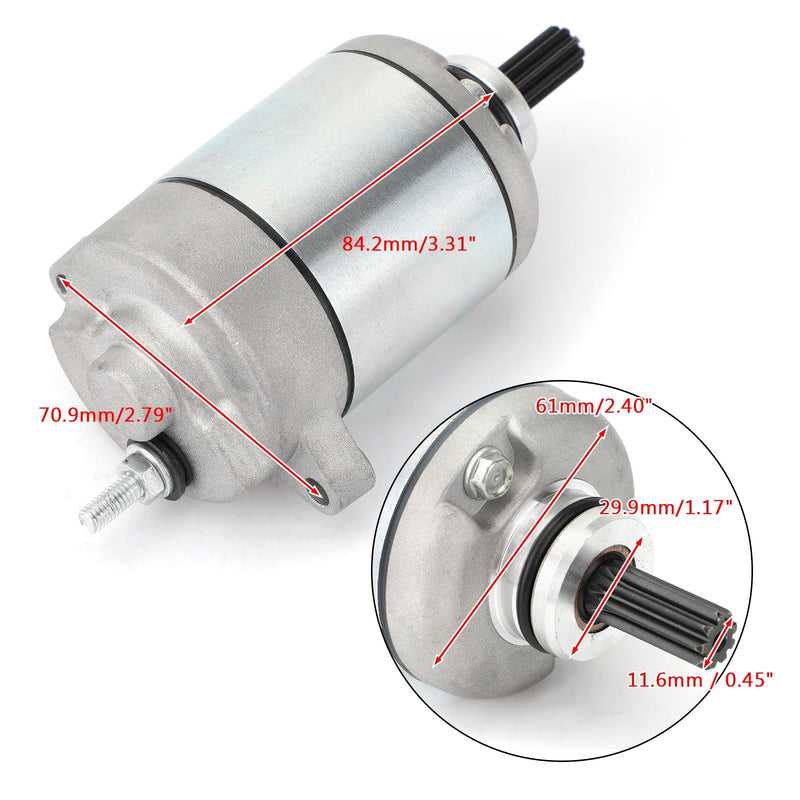 Novo Starter PMDD CCW 9 Tooth 12V Para Honda CRF125F CRF125FB 14-17 31200-K28-911 Genérico