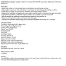 NY Starter PMDD CCW 9 tenner for Honda CRF110F Off-Road 2013-2018 31210-KWW-742 Generisk