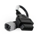 OBD2 6kolíkový diagnostický konektorový adaptér pro kabel ATV pro motocykly SUZUKI