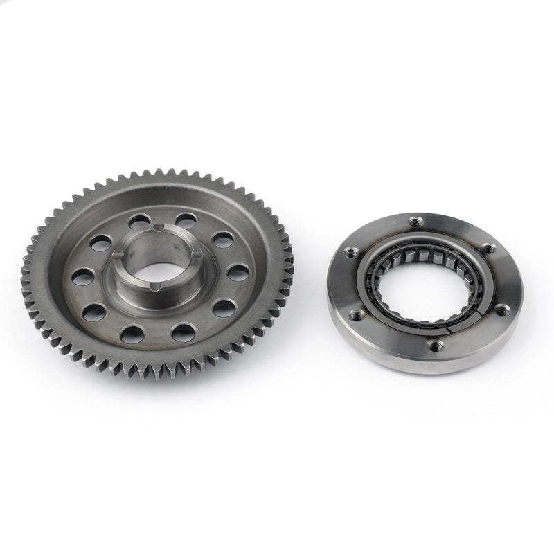 Starter Clutch Svinghjul avtrekker reduksjonsgir for Honda NX250 A 1988-1990 AX-1 Generisk