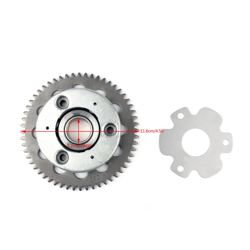 Engranaje reductor del extractor del volante del embrague de arranque para Suzuki DF/EN/GN/GS 125 TU125 genérico