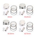 Kolbenbolzenringsatz STD / +0.25 / +0.50 / +0.75 Bohrungsgröße Passend für Suzuki AN 400 Burgman 400 S 1999-2006 Generic