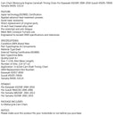 Kamkedja till Kawasaki KX250F KX 250F 04-16 92057-0030 Yamaha 94591-53114 Generic