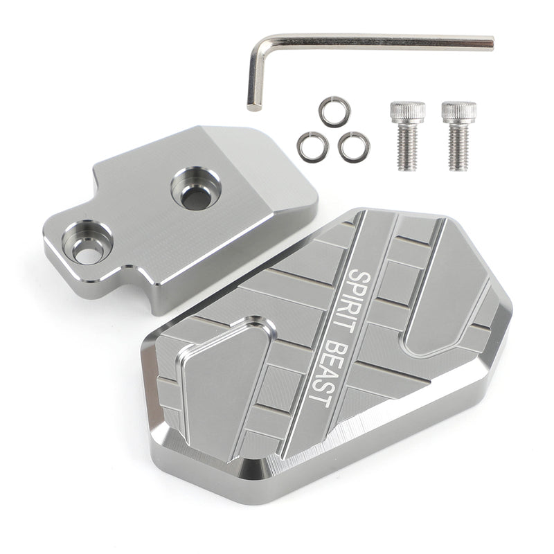 Bremsepedalforlenger bak, aluminium, for Honda Cm 300 Rebel 2021, titan, generisk