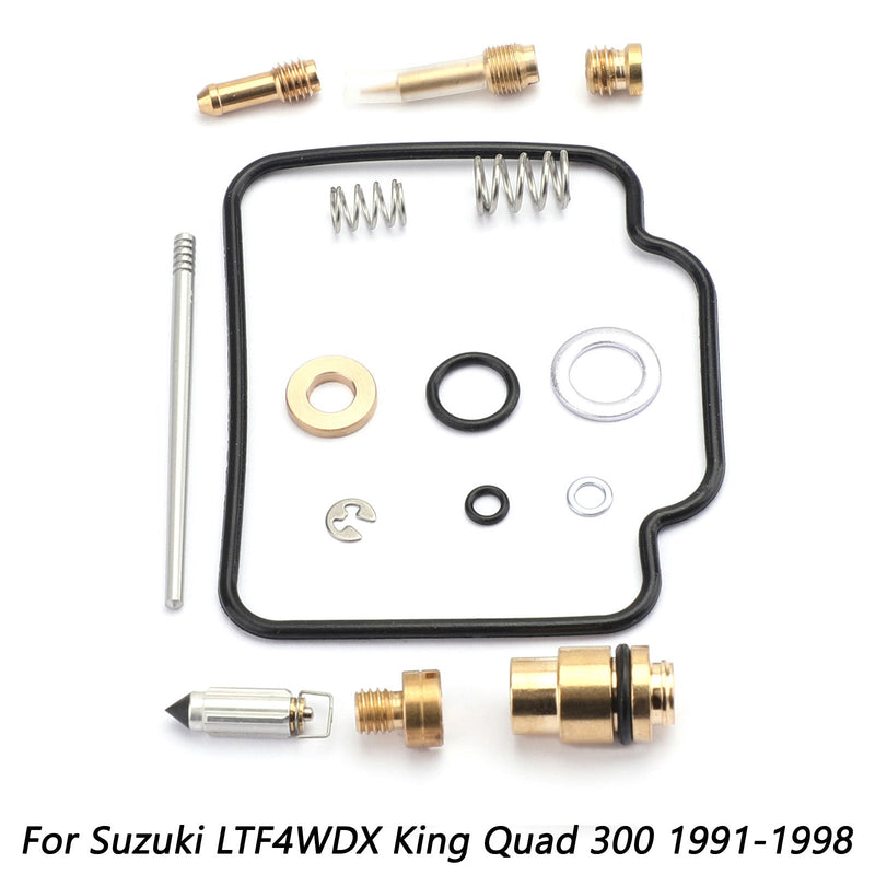 Kaasuttimen Carb Rebuild Korjaussarja Suzuki LTF4WDX King Quad 300 1991-1998 Generic