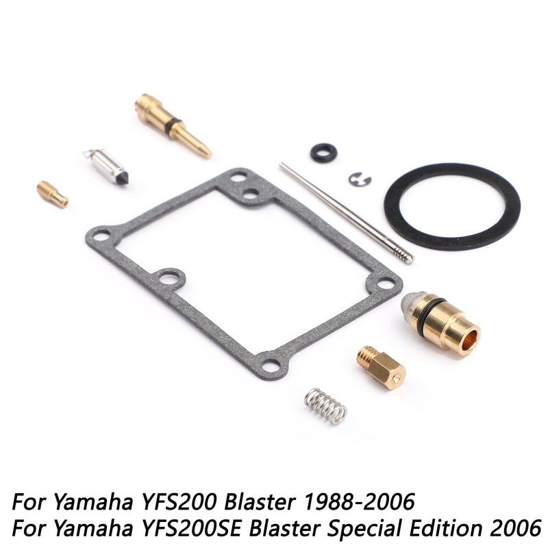 Kit de reparo de reconstrução de carburador para Yamaha YFS 200 Blaster 200 YFS200 88-06 genérico