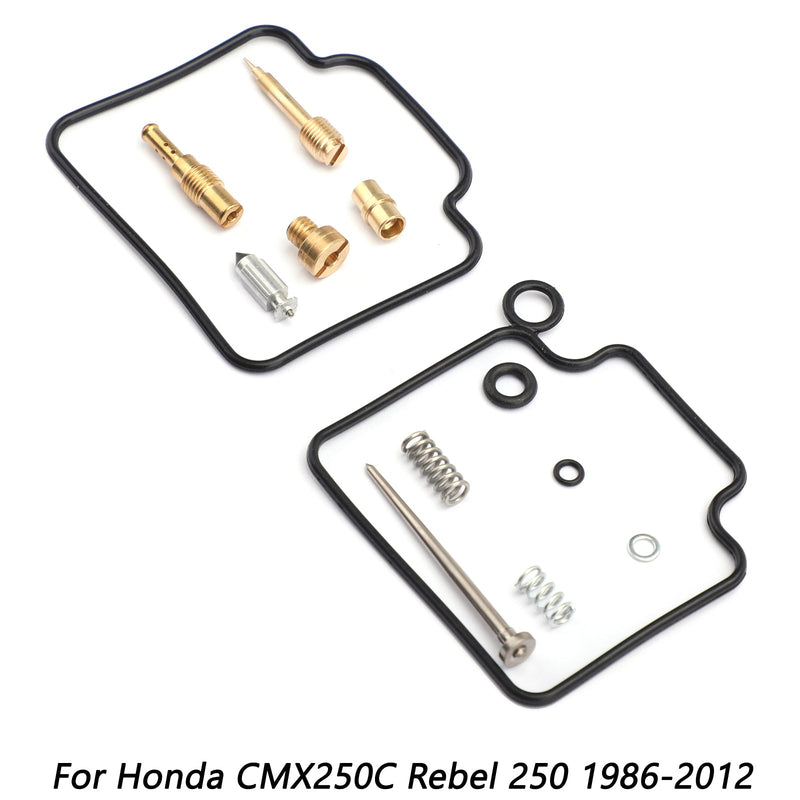 VERGASER Carb Rebuild Kit Reparatur für Honda CMX250C Rebel 250 86-12