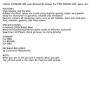 Kit de conversión de reparación de carburador de motocicleta de 38 mm, compatible con boquillas de repuesto PWK KEIHIN OKO genéricas