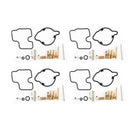 4PC Vergaser Carb Rebuild Kits für Honda CBR600F3 CBR 600 F3 CBR1000F CBR 1000 Generic