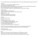 Universelle 6-Zoll-ATV-Lichtleistenhalterung für Z400 LTR450 KFX400 YFZ Raptor 350 Generic