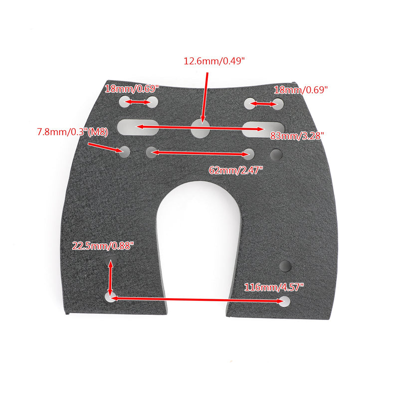 Led styremontering klemmefeste for ATV Dual Head Light Universal Generisk