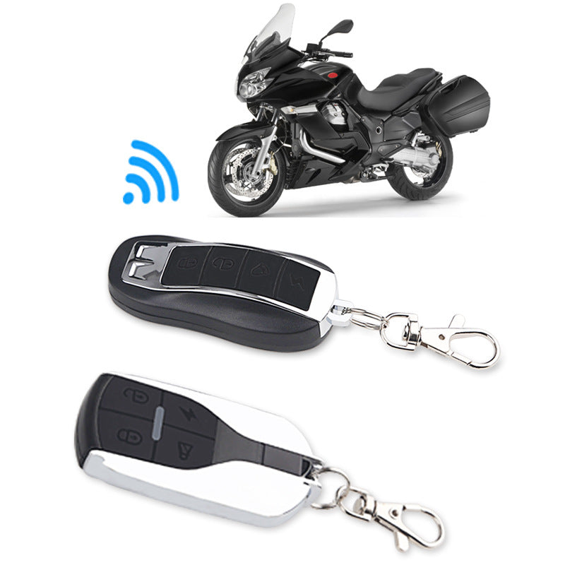 Sistema de alarma de seguridad antirrobo para motocicleta, Scooter, arranque del motor con Control remoto