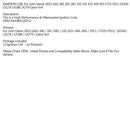 Tändspole för John Deere 2653 Gas 260 265 285 320 345 425 445 455 F725 F911