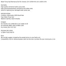 Wasserpumpendichtungsmechanische Kit passt zu Yamaha 11H-12438-10-00, 11H-12438-00-00