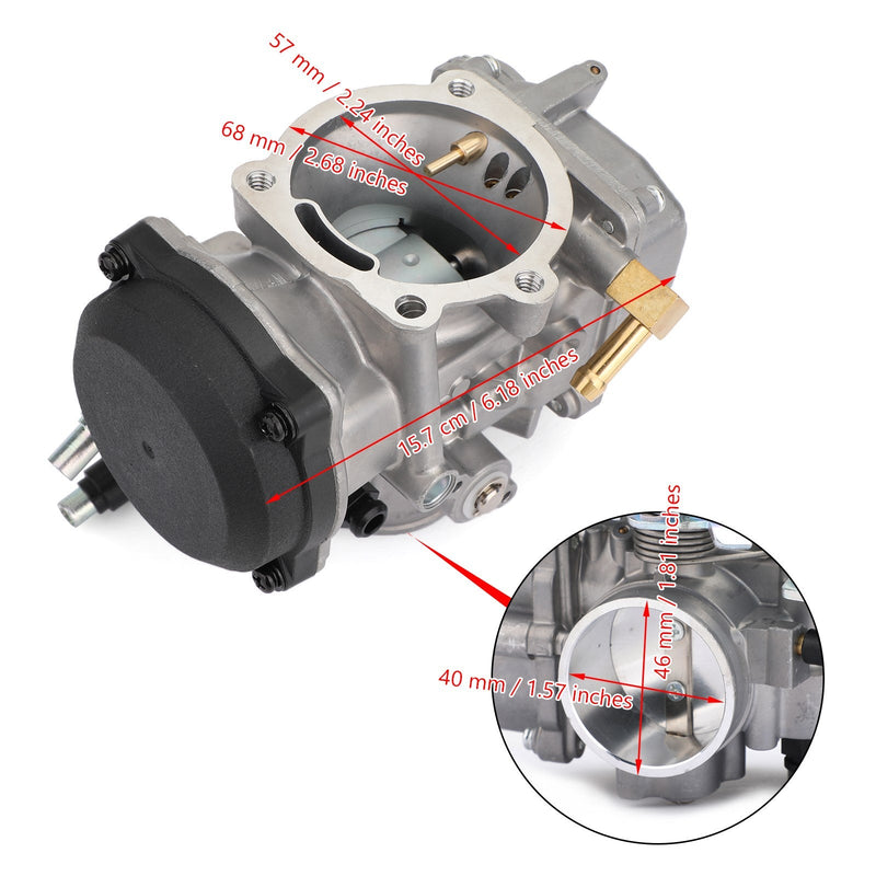 Kaasutin Harley Dyna Touring Sportster 40mm CV 40 XL883 27490-04 Carb