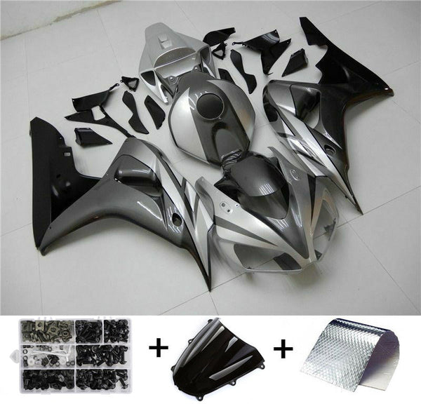 Fairing Kit Bodywork ABS fit for Honda CBR1000RR 2006 2007 Gray White