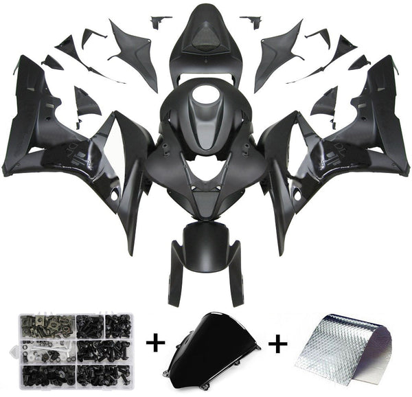 Fairing Kit Bodywork ABS fit for Honda CBR600RR 2007 2008 Matt Black