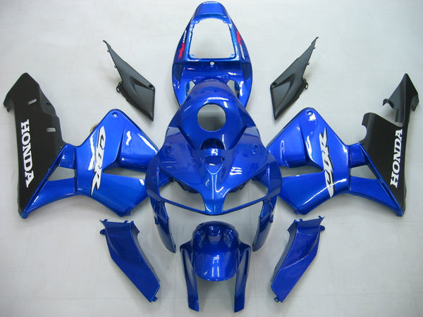 Para CBR600RR 2005-2006 carenagem azul ABS kit de plástico moldado por injeção genérico