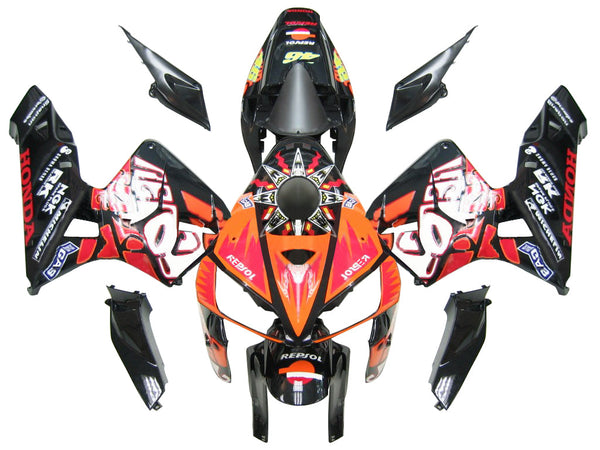 Für CBR600RR 2005–2006 Karosserie-Verkleidung, Schwarz und andere Farben, ABS-Spritzguss-Kunststoff-Set, generisch