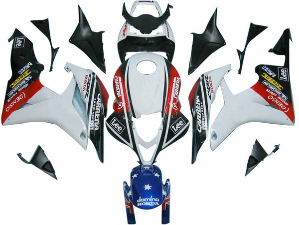 Für CBR600RR 2007–2008 Karosserieverkleidung, mehrfarbiges ABS-Spritzguss-Kunststoff-Set, generisch