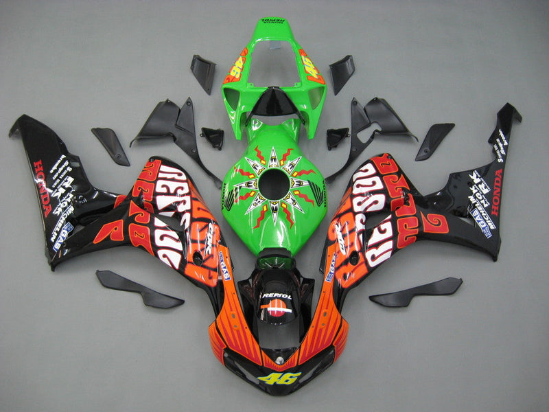 För CBR1000RR 2006-2007 Kroppspanel ABS Formsprutning Plast Set 10