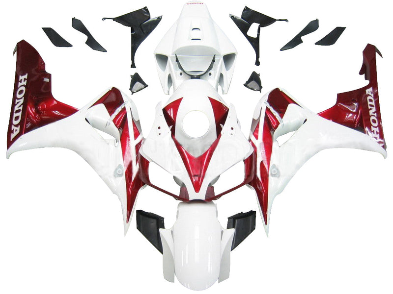 For CBR1000RR 2006-2007 Body Panel White ABS Sprøytestøpt plastsett Generisk