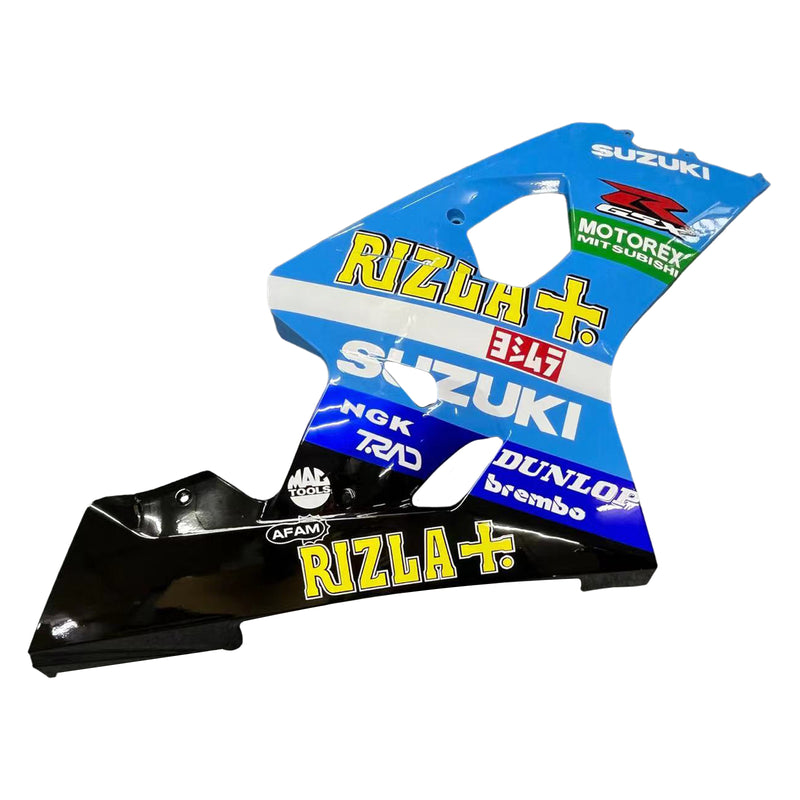 Dla GSXR 600/750 2004-2005 Panel nadwozia Niebieski Rizla ABS Zestaw do formowania wtryskowego z tworzywa sztucznego Generic