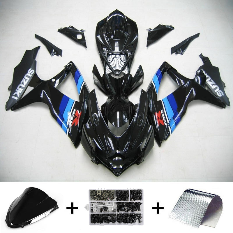 Suzuki GSXR 600/750 2008-2010 kåpa set kropp plast ABS K8