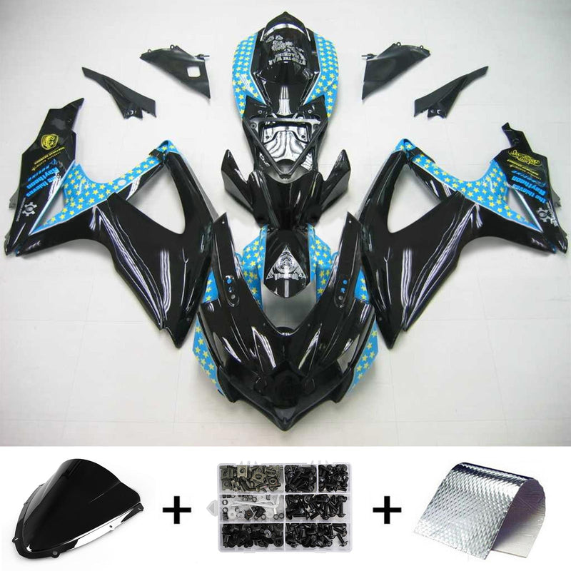 Suzuki GSXR 600/750 2008-2010 Zestaw owiewek nadwozie plastik ABS K8