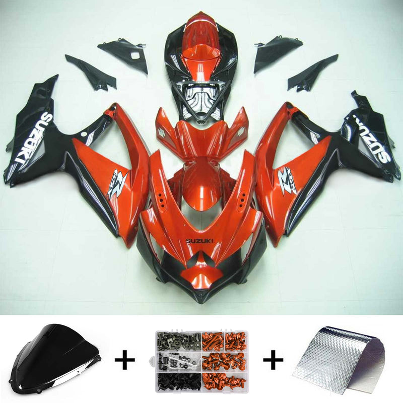 Suzuki GSXR 600/750 2008-2010 Zestaw owiewek nadwozie plastik ABS K8