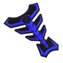 Almofada de tanque de borracha para motocicleta, protetor de gás, capa adesiva, espinha de peixe, genérica