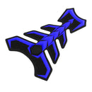 Almofada de tanque de borracha para motocicleta, protetor de gás, capa adesiva, espinha de peixe, genérica