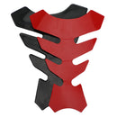 Almofada de tanque de borracha para motocicleta, protetor de gás, capa adesiva, espinha de peixe, genérica