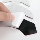 Almofada de tanque de borracha para motocicleta, protetor de gás, capa adesiva, espinha de peixe, genérica