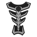 Almofada de tanque de borracha para motocicleta, protetor de gás, capa adesiva, espinha de peixe, genérica