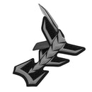 Almofada de tanque de borracha para motocicleta, protetor de gás, capa adesiva, espinha de peixe, genérica